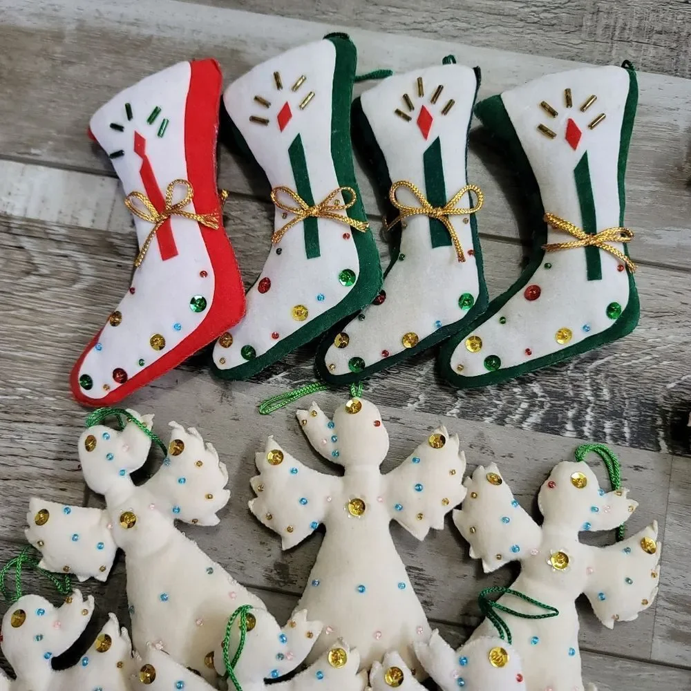 Handmade Felt Christmas Ornaments